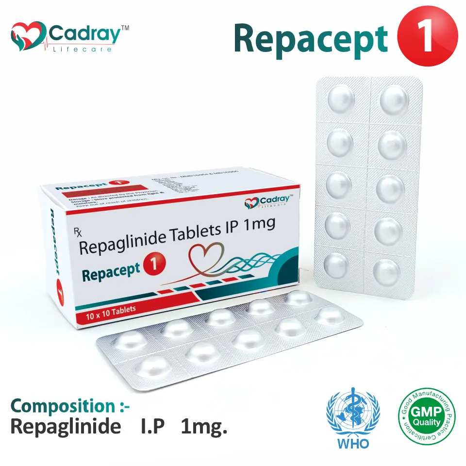 Repaglinide 1mg Tablet PCD Pharma Franchise